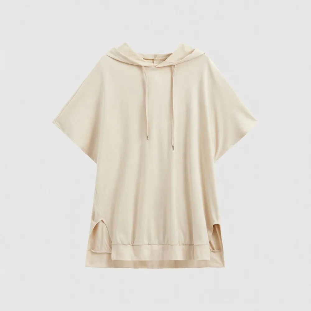 Women's Baggy Hoodie Top Lightweight Comfortable Sweatshirt