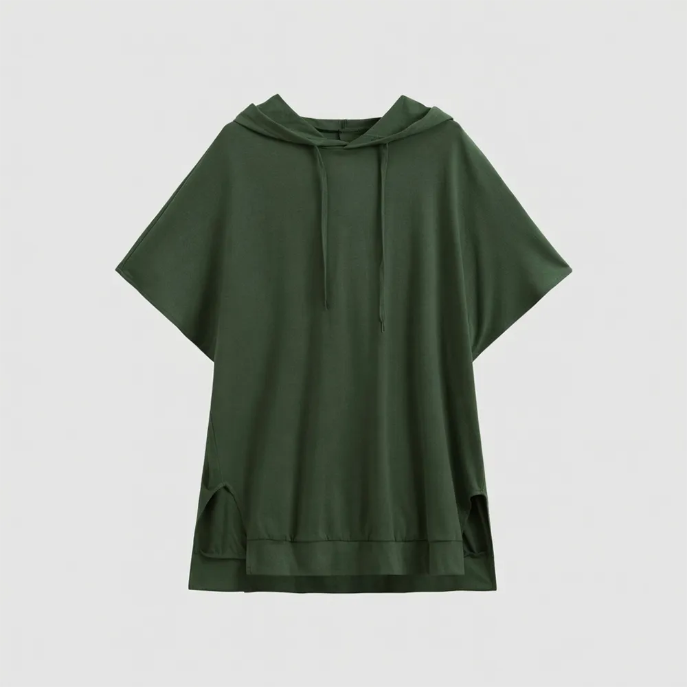Women's Baggy Hoodie Top Lightweight Comfortable Sweatshirt