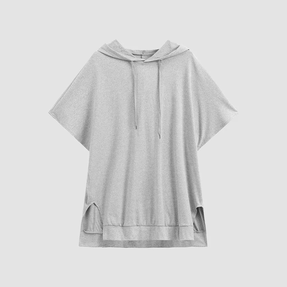 Women's Baggy Hoodie Top Lightweight Comfortable Sweatshirt